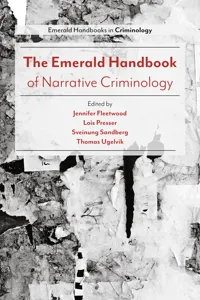 The Emerald Handbook of Narrative Criminology_cover