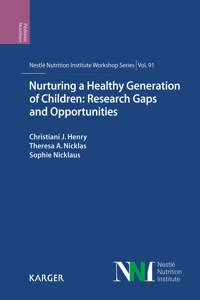 Nurturing a Healthy Generation of Children: Research Gaps and Opportunities_cover