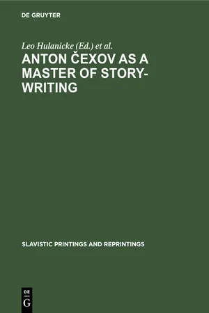 Anton Čexov as a Master of Story-Writing