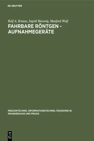 Fahrbare Röntgen - Aufnahmegeräte