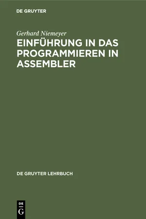 Einführung in das Programmieren in ASSEMBLER