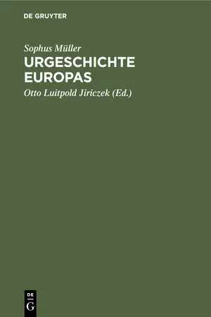 Urgeschichte Europas