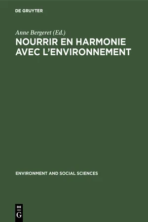 Nourrir en harmonie avec l'environnement