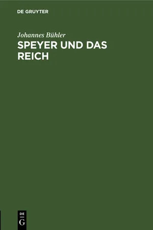 Speyer und das Reich