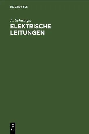 Elektrische Leitungen