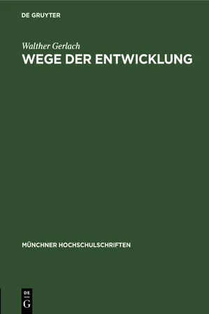 Wege der Entwicklung