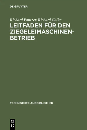 Leitfaden für den Ziegeleimaschinen-Betrieb