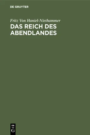 Das Reich des Abendlandes