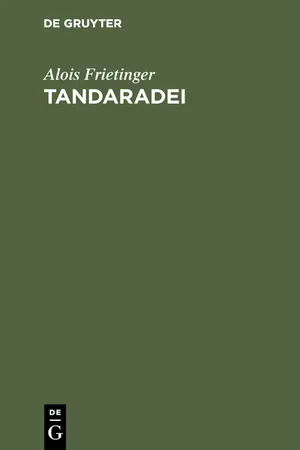 Tandaradei