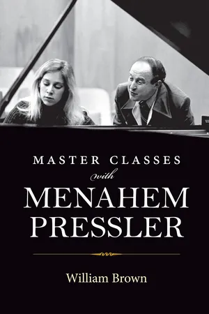 Master Classes with Menahem Pressler