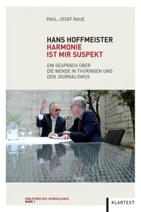 Hans Hoffmeister. Harmonie ist mir suspekt_cover