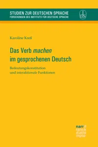 Das Verb 'machen' im gesprochenen Deutsch_cover