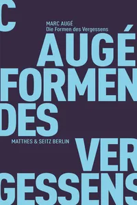 Die Formen des Vergessens_cover