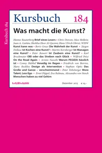 Kursbuch 184_cover