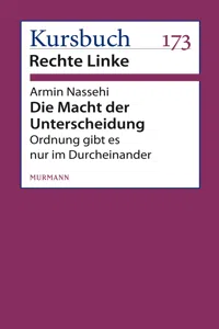 Die Macht der Unterscheidung_cover