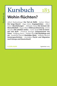 Kursbuch 183_cover