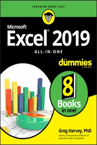 Excel 2019 All-in-One For Dummies_cover