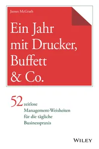 Ein Jahr mit Drucker, Buffett & Co._cover