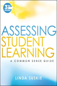 Assessing Student Learning_cover