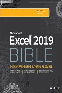 Excel 2019 Bible_cover