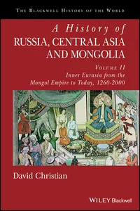 A History of Russia, Central Asia and Mongolia, Volume II_cover
