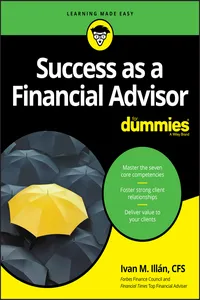 Success as a Financial Advisor For Dummies_cover