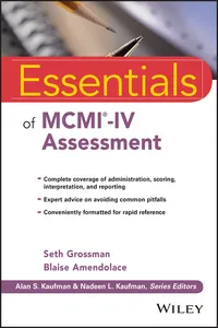 Essentials of MCMI-IV Assessment_cover