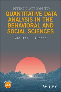 Introduction to Quantitative Data Analysis in the Behavioral and Social Sciences_cover