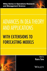 Advances in DEA Theory and Applications_cover