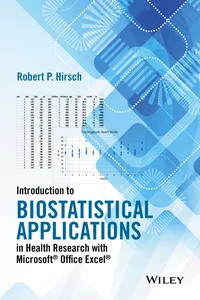 Introduction to Biostatistical Applications in Health Research with Microsoft Office Excel_cover
