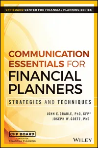 Communication Essentials for Financial Planners_cover