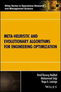 Meta-heuristic and Evolutionary Algorithms for Engineering Optimization_cover