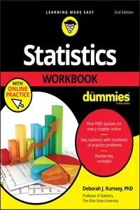 Statistics Workbook For Dummies with Online Practice_cover