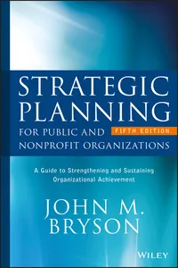 Strategic Planning for Public and Nonprofit Organizations_cover
