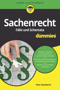 Sachenrecht Fälle und Schemata für Dummies_cover