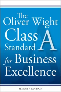 The Oliver Wight Class A Standard for Business Excellence_cover