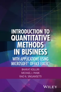 Introduction to Quantitative Methods in Business_cover