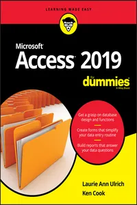 Access 2019 For Dummies_cover