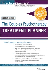 The Couples Psychotherapy Treatment Planner, with DSM-5 Updates_cover