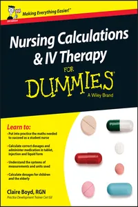 Nursing Calculations and IV Therapy For Dummies - UK_cover
