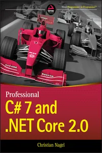 Professional C# 7 and .NET Core 2.0_cover
