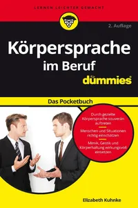 Körpersprache im Beruf für Dummies Das Pocketbuch_cover