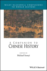 A Companion to Chinese History_cover