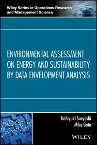 Environmental Assessment on Energy and Sustainability by Data Envelopment Analysis_cover