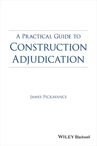 A Practical Guide to Construction Adjudication_cover