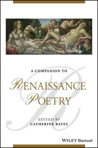 A Companion to Renaissance Poetry_cover