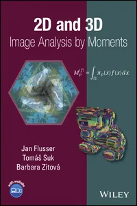 2D and 3D Image Analysis by Moments_cover
