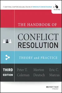 The Handbook of Conflict Resolution_cover