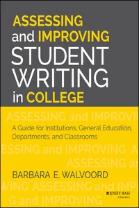 Assessing and Improving Student Writing in College_cover