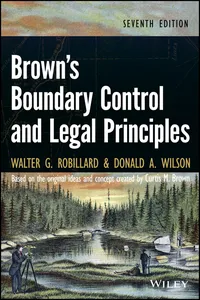 Brown's Boundary Control and Legal Principles_cover